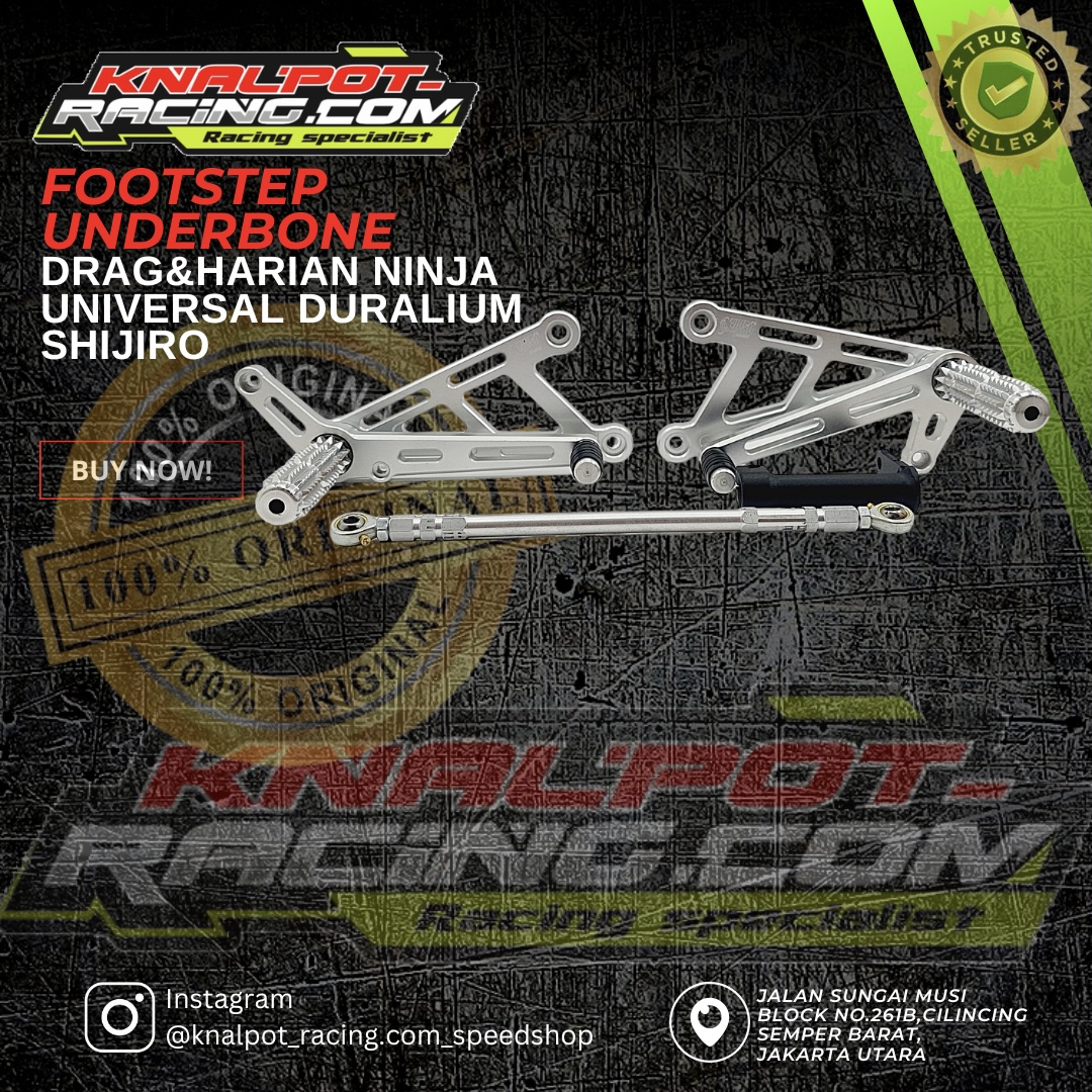 FOOTSTEP UNDERBONE DRAG NINJA DAN UNIVERSAL DURALIUM SHIJIRO